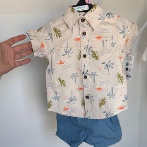 Carters baby boy outfit, NWT 0-3M